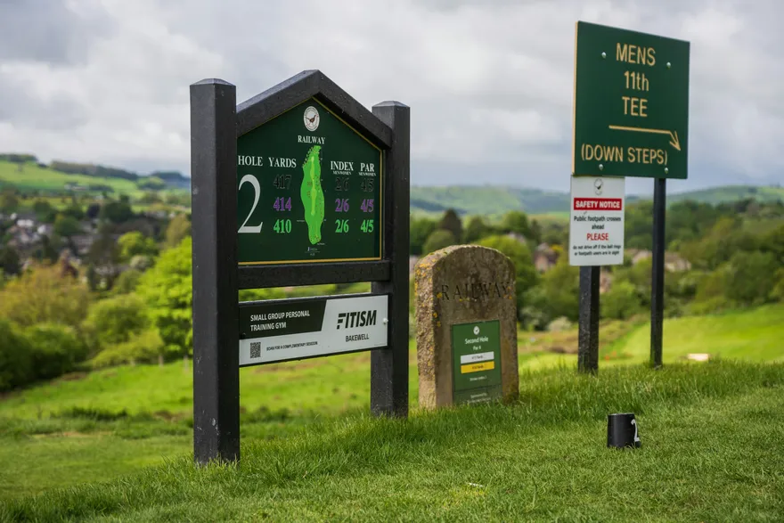 The course at Bakewell Golf Club
