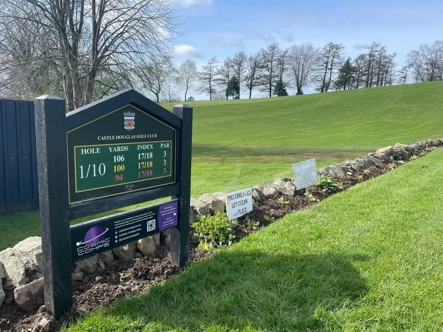 The course at Castle Douglas Golf Club
