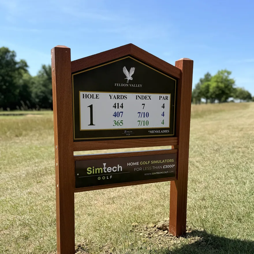 The course at Feldon Valley Golf Club